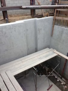 Poured the basement, foundation, and retaining walls for a custom home in Manhattan Beach, CA.