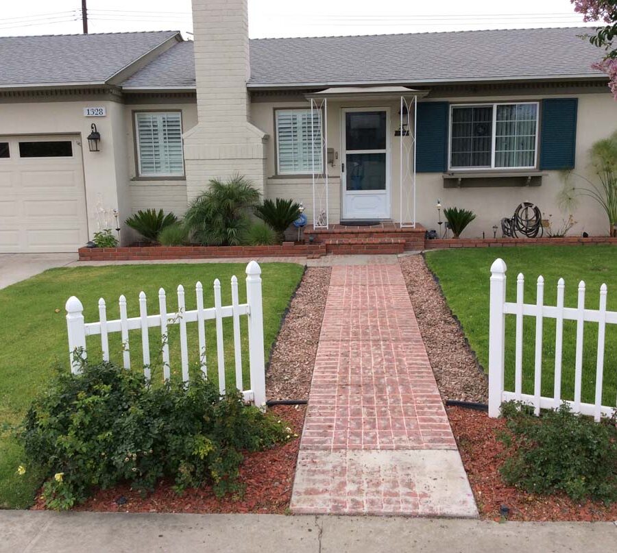 Old Front entrance for an home, this was demolished and replaced. Pacificland Constructors