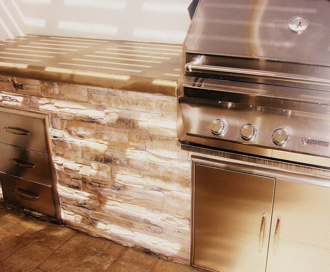 Custom Bbq Contractor Masonry Concrete Stone Block Pavers