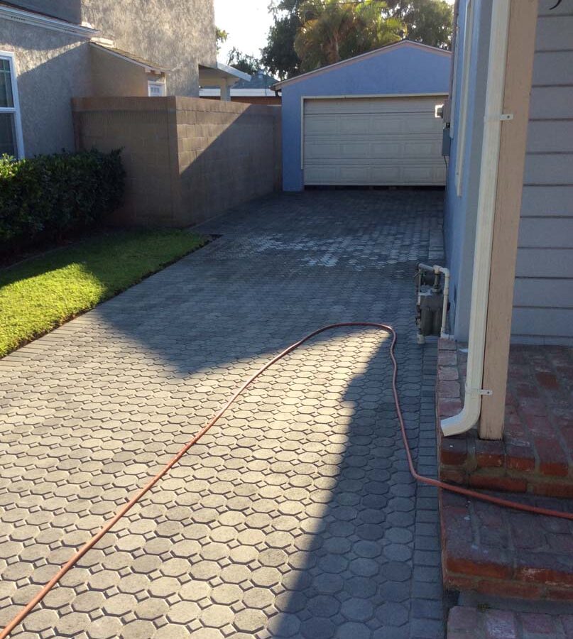 New pavers for a driveway, please view the catalogs on our website for ideas for your new driveway. Pacificland Constructors