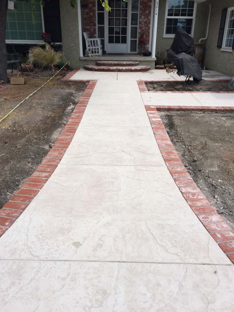 Stamped Concrete Long Beach 90713 Contractor Masonry Concrete