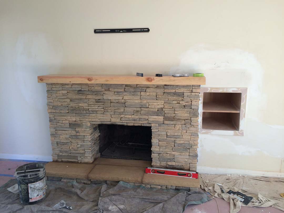 Stone Fireplace Redondo Beach 90277 Contractor Masonry Concrete