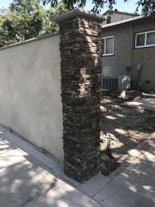 Left Pilaster. Pacificland Constructors