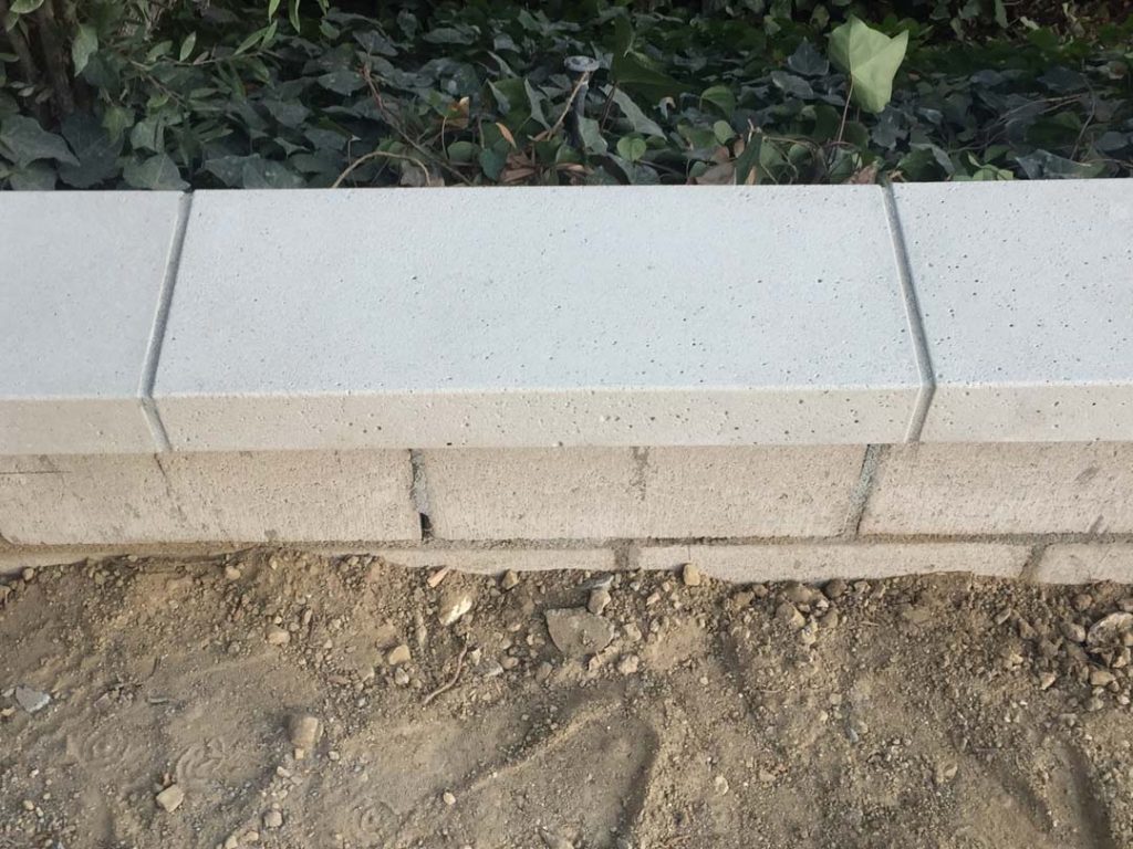 Cinder Block Wall Caps 8x4x16 Split Face Solid Cap Block Best Block